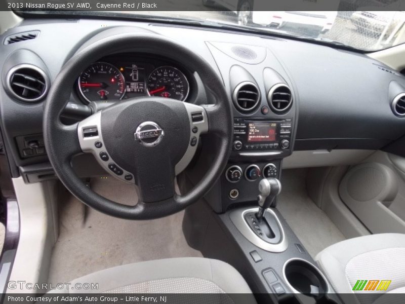 Cayenne Red / Black 2013 Nissan Rogue SV AWD