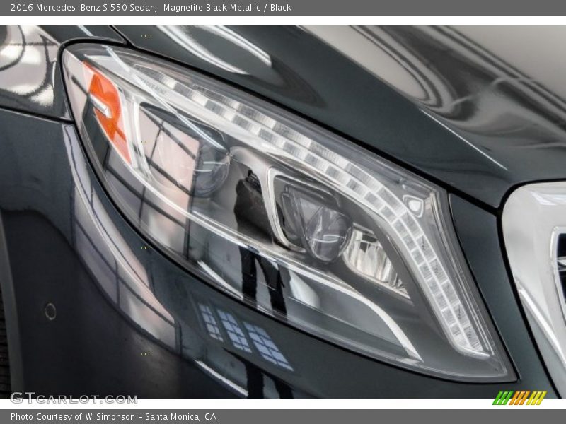 Magnetite Black Metallic / Black 2016 Mercedes-Benz S 550 Sedan