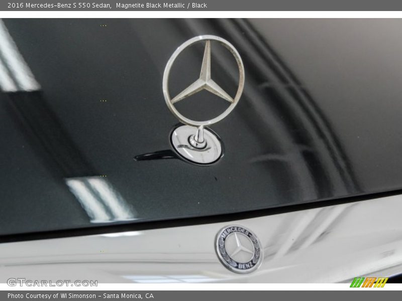 Magnetite Black Metallic / Black 2016 Mercedes-Benz S 550 Sedan