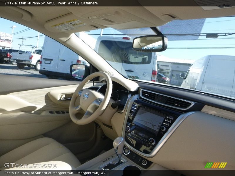 Pearl White / Cashmere 2017 Nissan Murano SV AWD