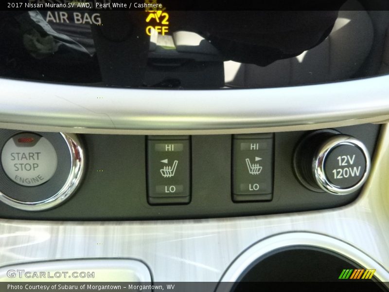 Pearl White / Cashmere 2017 Nissan Murano SV AWD