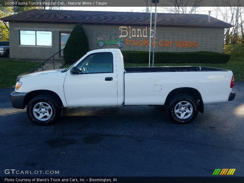 Natural White / Taupe 2006 Toyota Tundra Regular Cab