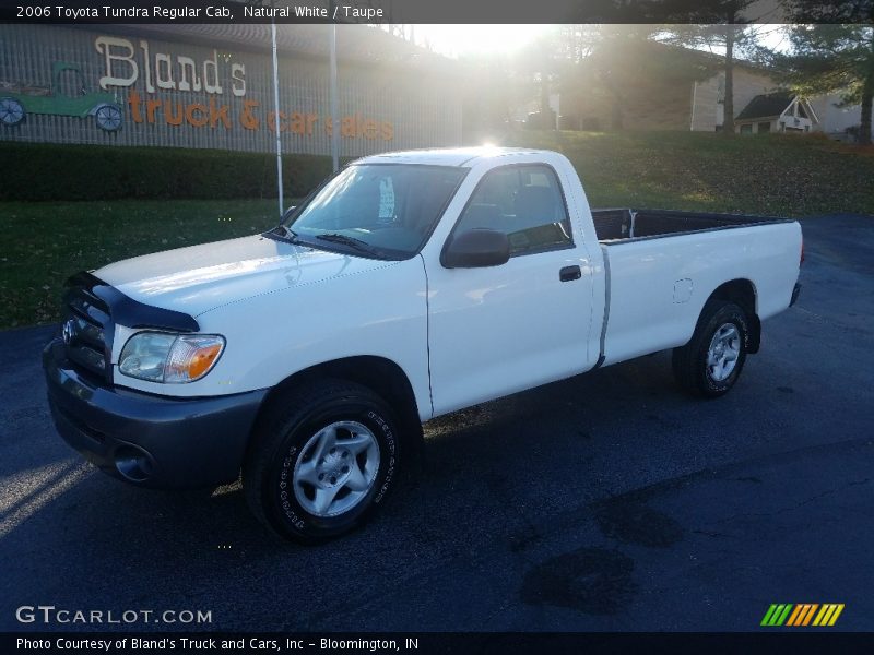 Natural White / Taupe 2006 Toyota Tundra Regular Cab