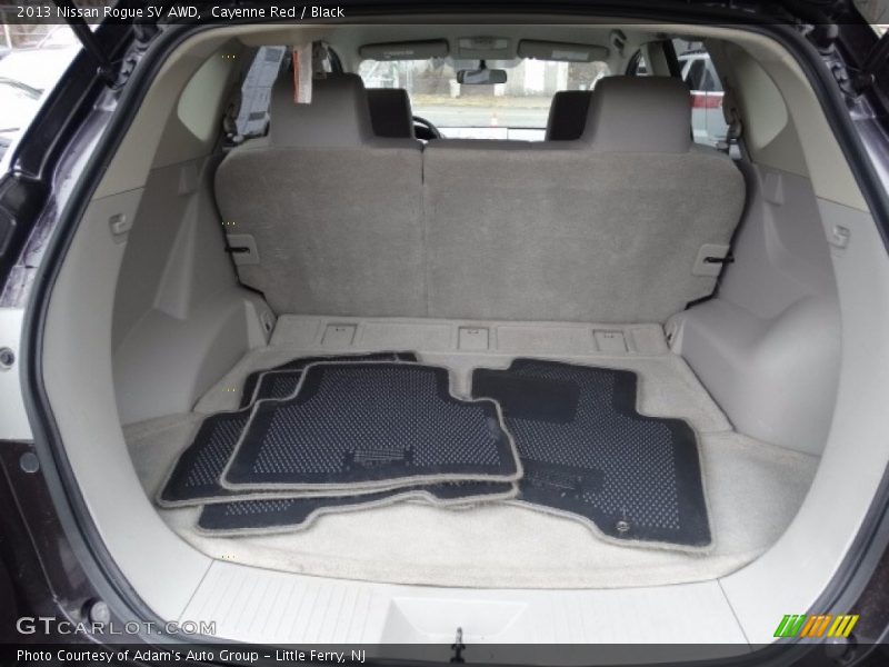 Cayenne Red / Black 2013 Nissan Rogue SV AWD