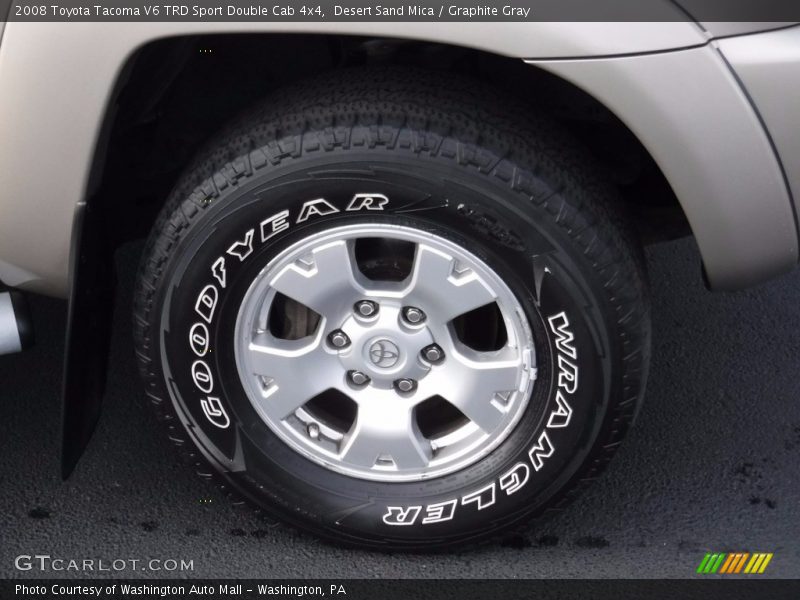 Desert Sand Mica / Graphite Gray 2008 Toyota Tacoma V6 TRD Sport Double Cab 4x4