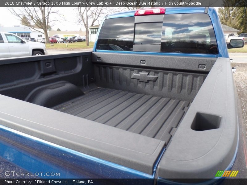 Deep Ocean Blue Metallic / High Country Saddle 2018 Chevrolet Silverado 1500 High Country Crew Cab 4x4