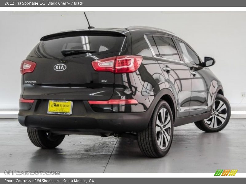 Black Cherry / Black 2012 Kia Sportage EX