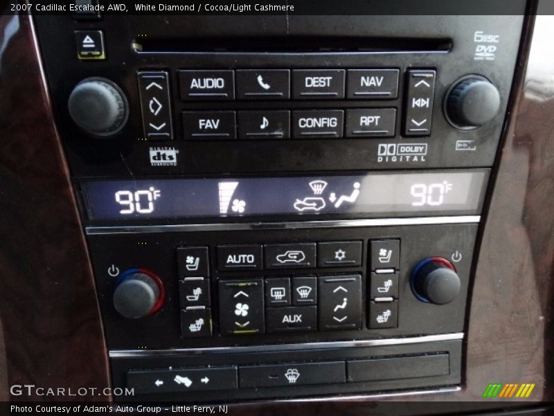 White Diamond / Cocoa/Light Cashmere 2007 Cadillac Escalade AWD