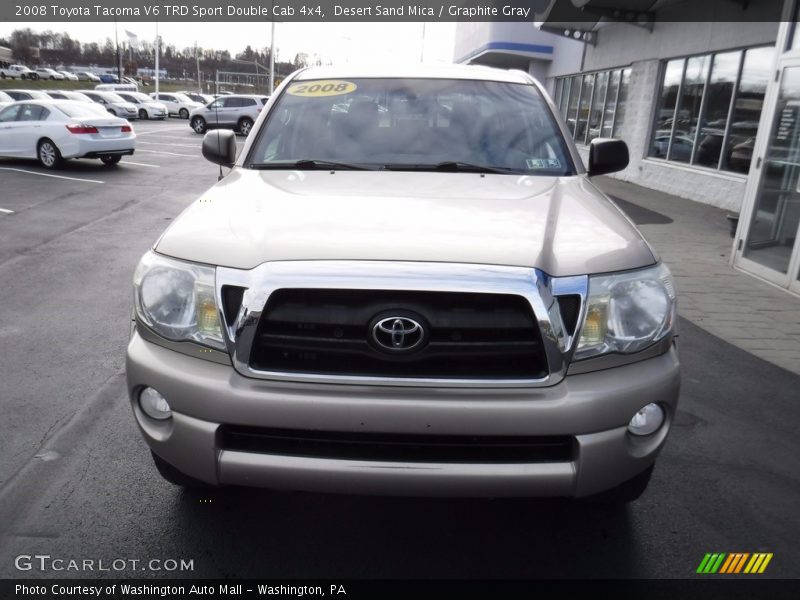 Desert Sand Mica / Graphite Gray 2008 Toyota Tacoma V6 TRD Sport Double Cab 4x4