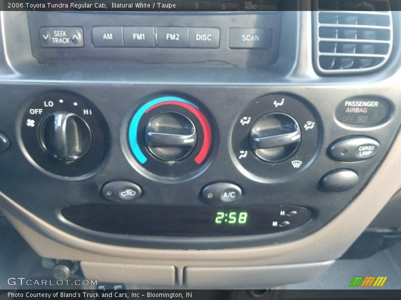 Natural White / Taupe 2006 Toyota Tundra Regular Cab
