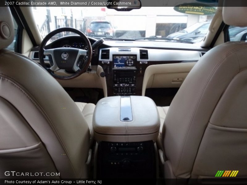 White Diamond / Cocoa/Light Cashmere 2007 Cadillac Escalade AWD