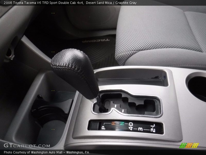 Desert Sand Mica / Graphite Gray 2008 Toyota Tacoma V6 TRD Sport Double Cab 4x4