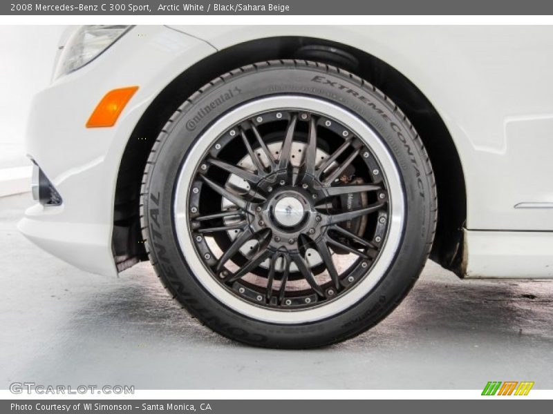 Arctic White / Black/Sahara Beige 2008 Mercedes-Benz C 300 Sport