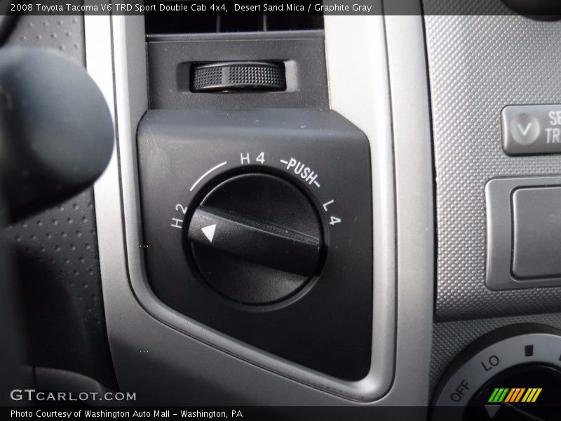 Desert Sand Mica / Graphite Gray 2008 Toyota Tacoma V6 TRD Sport Double Cab 4x4