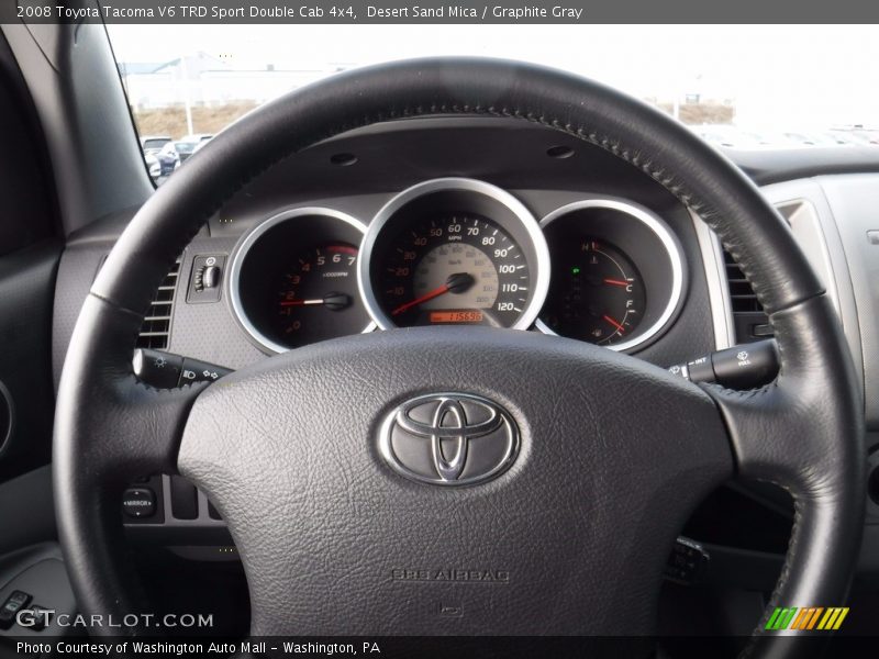 Desert Sand Mica / Graphite Gray 2008 Toyota Tacoma V6 TRD Sport Double Cab 4x4