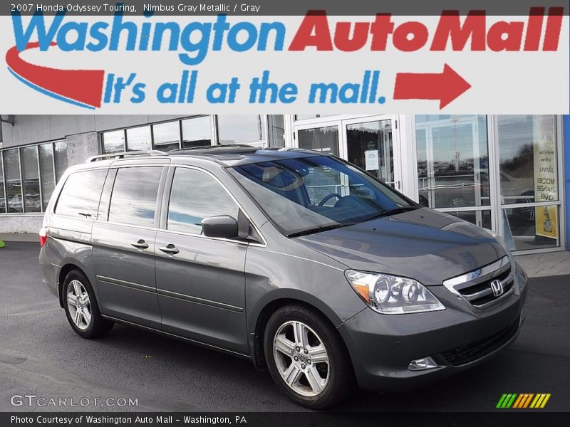 Nimbus Gray Metallic / Gray 2007 Honda Odyssey Touring