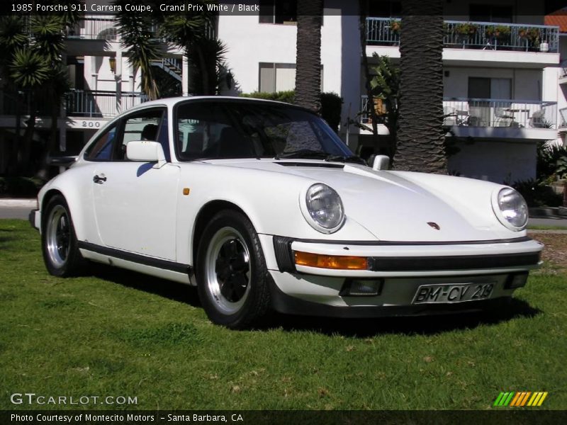 Grand Prix White / Black 1985 Porsche 911 Carrera Coupe