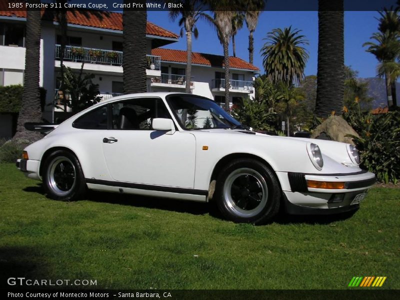 Grand Prix White / Black 1985 Porsche 911 Carrera Coupe