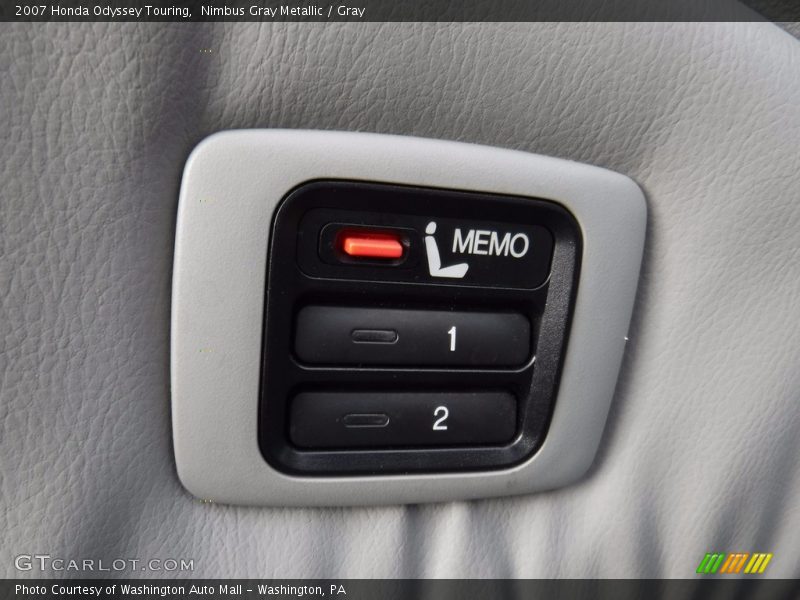 Nimbus Gray Metallic / Gray 2007 Honda Odyssey Touring