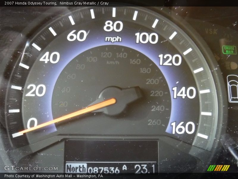 Nimbus Gray Metallic / Gray 2007 Honda Odyssey Touring