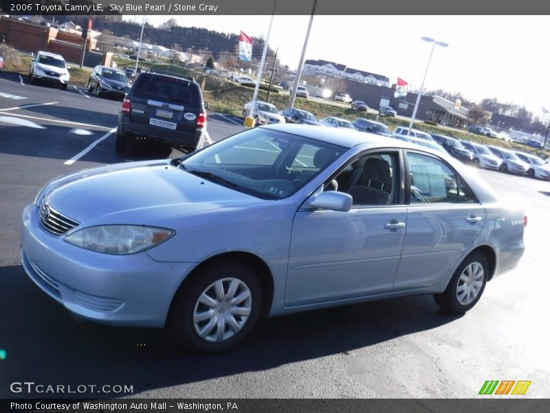 Sky Blue Pearl / Stone Gray 2006 Toyota Camry LE