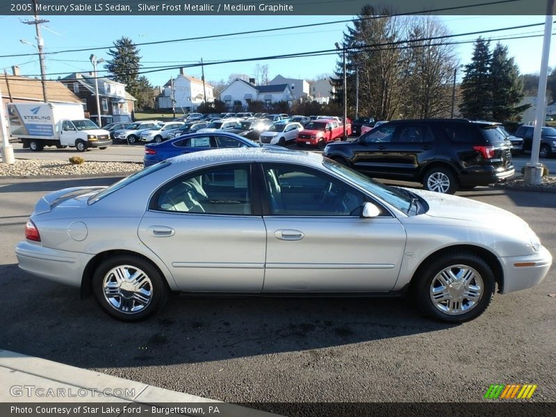 Silver Frost Metallic / Medium Graphite 2005 Mercury Sable LS Sedan