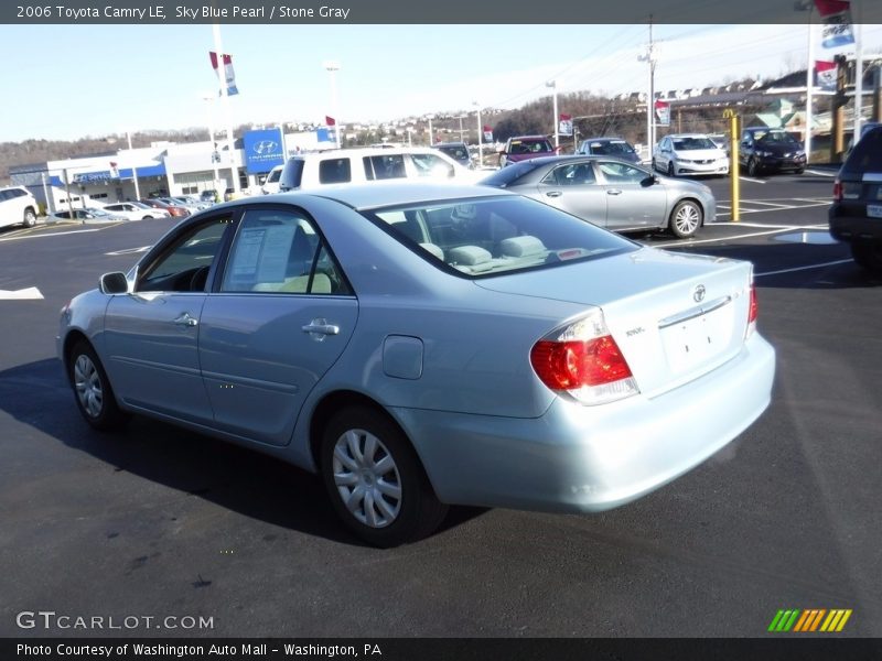 Sky Blue Pearl / Stone Gray 2006 Toyota Camry LE