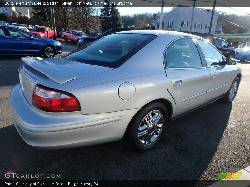 Silver Frost Metallic / Medium Graphite 2005 Mercury Sable LS Sedan