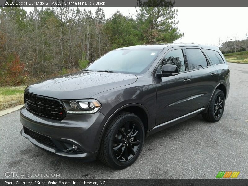 Granite Metallic / Black 2018 Dodge Durango GT AWD