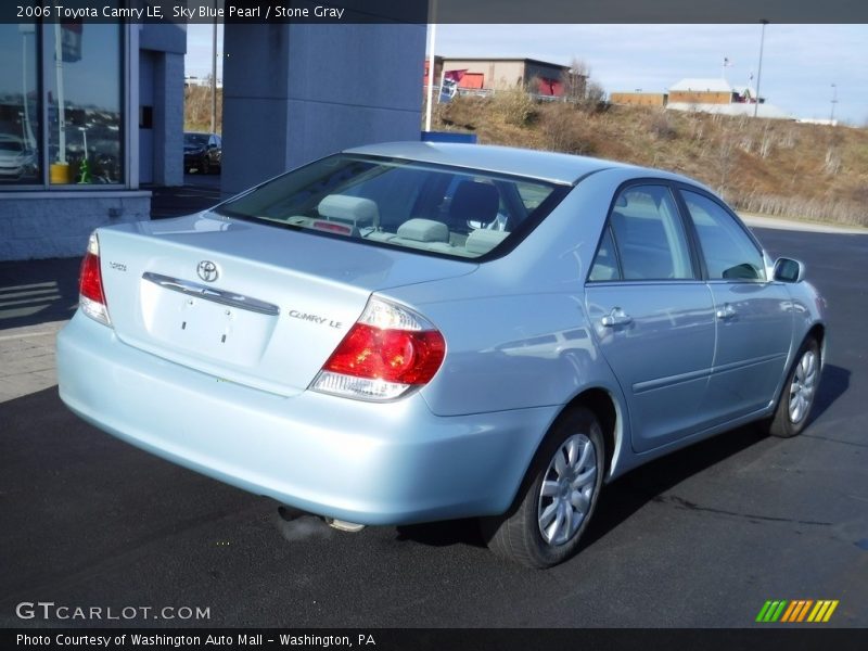 Sky Blue Pearl / Stone Gray 2006 Toyota Camry LE