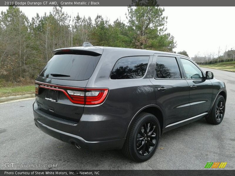 Granite Metallic / Black 2018 Dodge Durango GT AWD