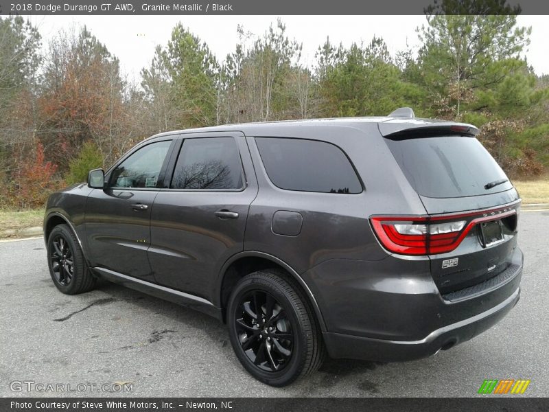 Granite Metallic / Black 2018 Dodge Durango GT AWD