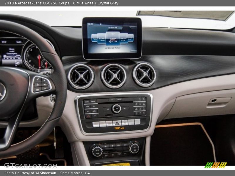 Cirrus White / Crystal Grey 2018 Mercedes-Benz CLA 250 Coupe
