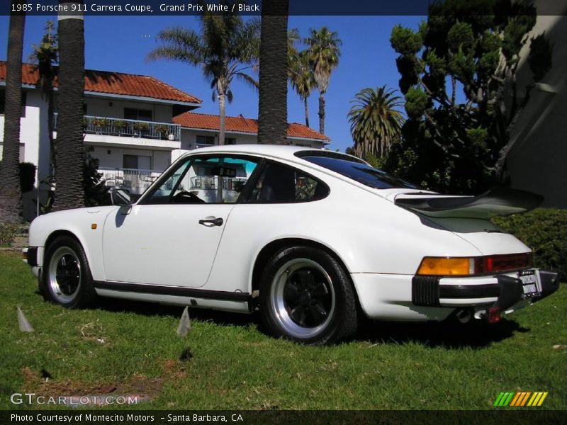 Grand Prix White / Black 1985 Porsche 911 Carrera Coupe