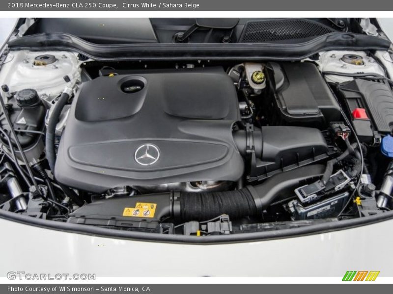Cirrus White / Sahara Beige 2018 Mercedes-Benz CLA 250 Coupe