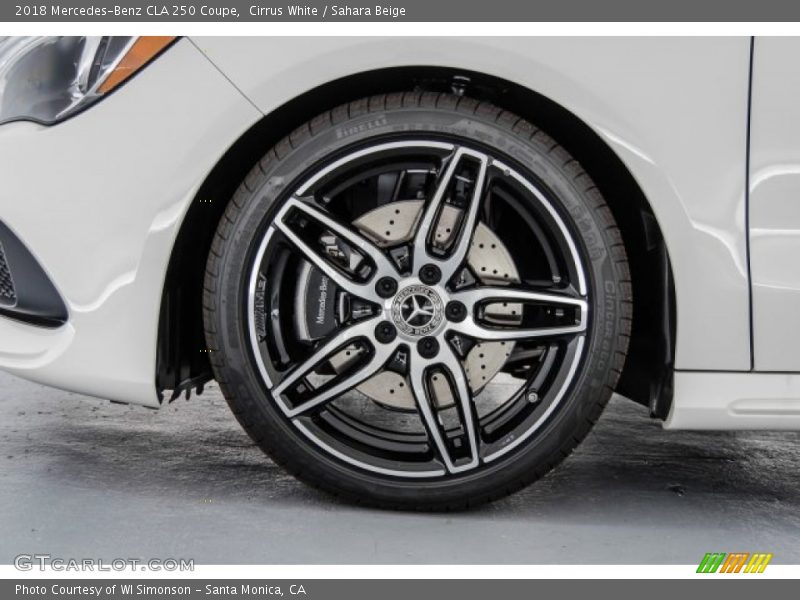 Cirrus White / Sahara Beige 2018 Mercedes-Benz CLA 250 Coupe