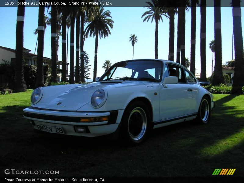 Grand Prix White / Black 1985 Porsche 911 Carrera Coupe