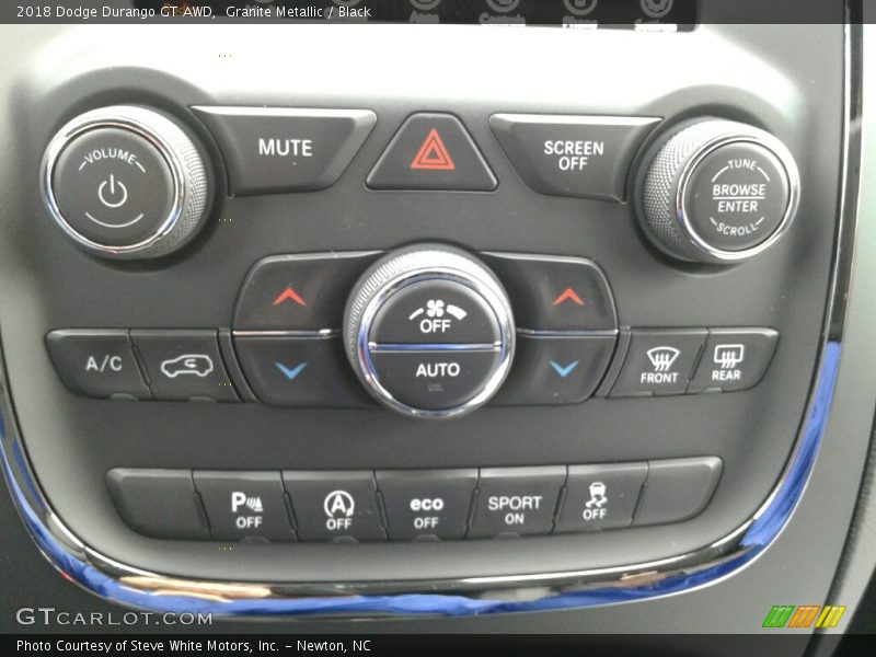 Controls of 2018 Durango GT AWD