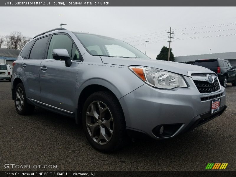 Ice Silver Metallic / Black 2015 Subaru Forester 2.5i Touring