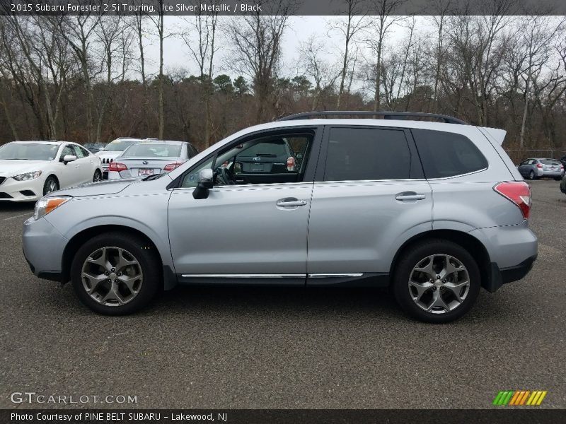 Ice Silver Metallic / Black 2015 Subaru Forester 2.5i Touring