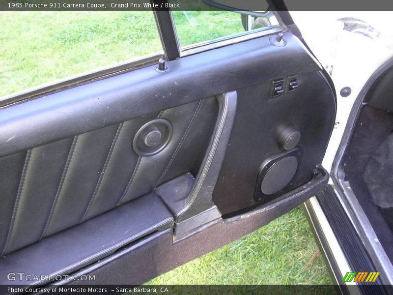 Grand Prix White / Black 1985 Porsche 911 Carrera Coupe