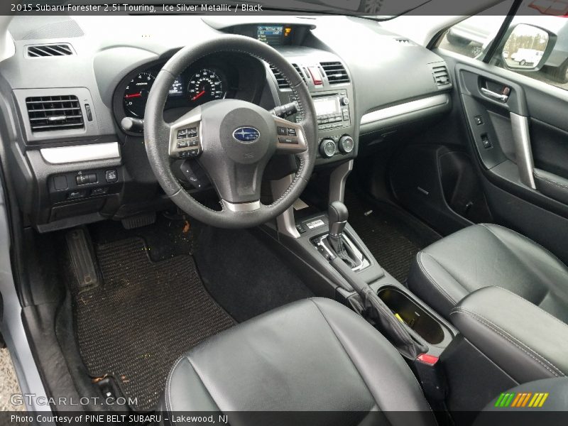 Ice Silver Metallic / Black 2015 Subaru Forester 2.5i Touring