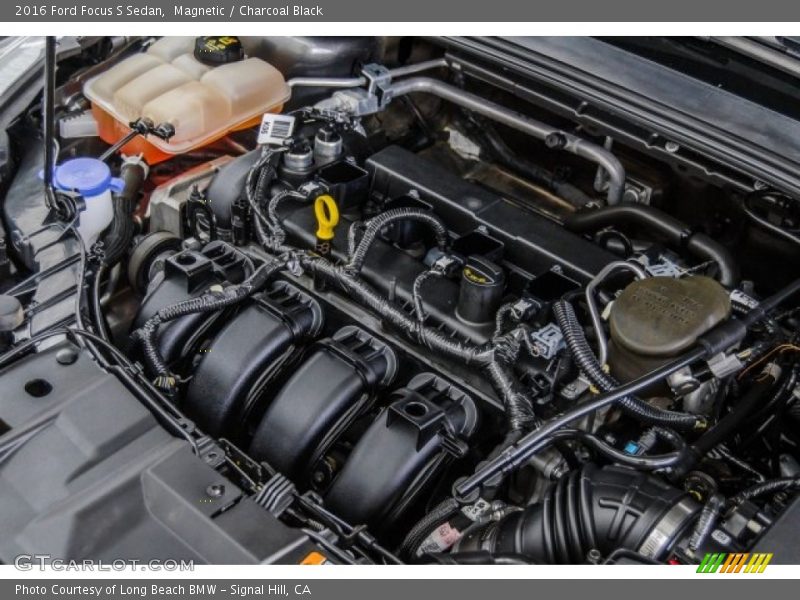 Magnetic / Charcoal Black 2016 Ford Focus S Sedan