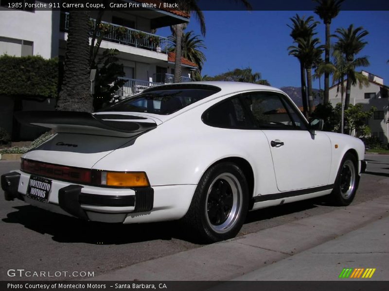 Grand Prix White / Black 1985 Porsche 911 Carrera Coupe