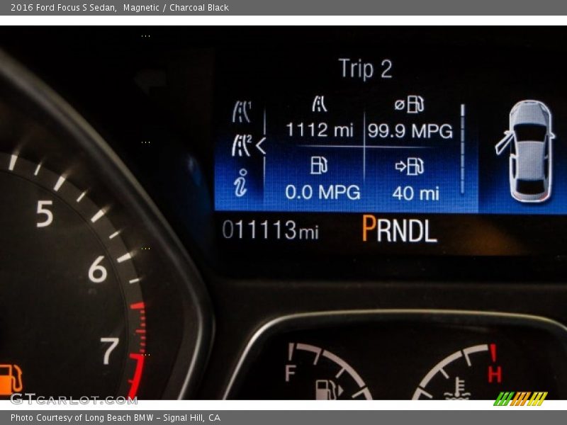Magnetic / Charcoal Black 2016 Ford Focus S Sedan