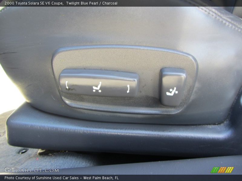 Twilight Blue Pearl / Charcoal 2000 Toyota Solara SE V6 Coupe