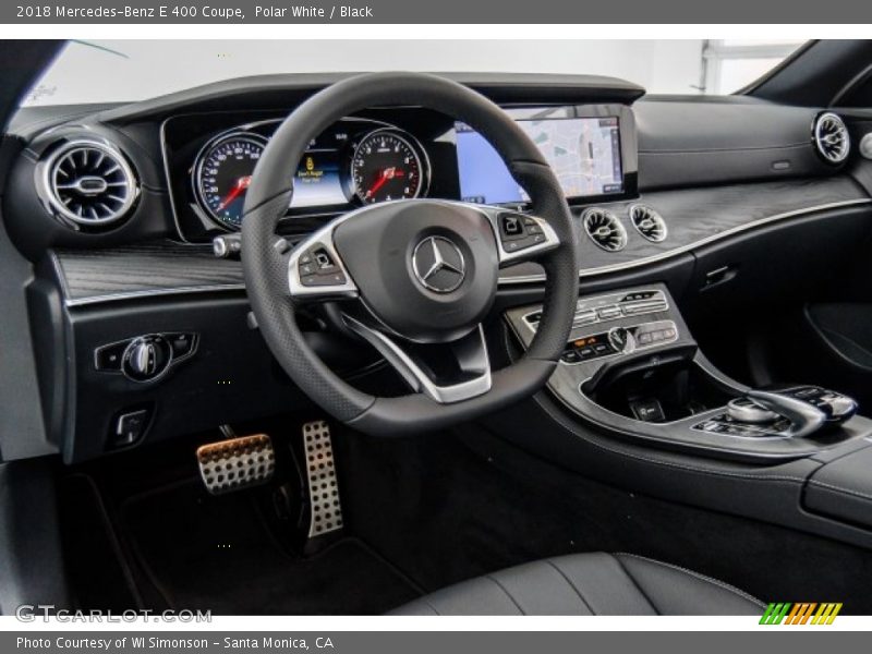 Polar White / Black 2018 Mercedes-Benz E 400 Coupe