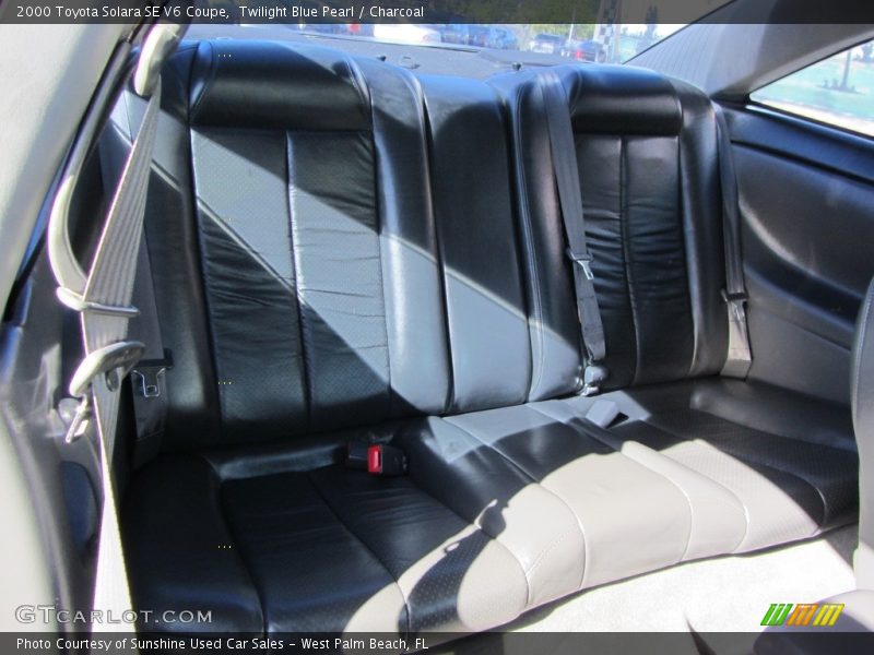 Twilight Blue Pearl / Charcoal 2000 Toyota Solara SE V6 Coupe