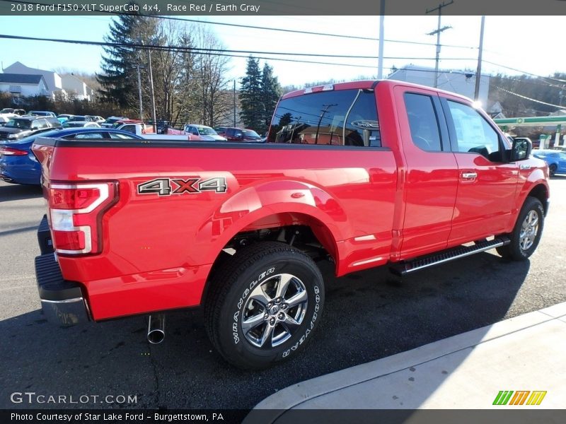 Race Red / Earth Gray 2018 Ford F150 XLT SuperCab 4x4