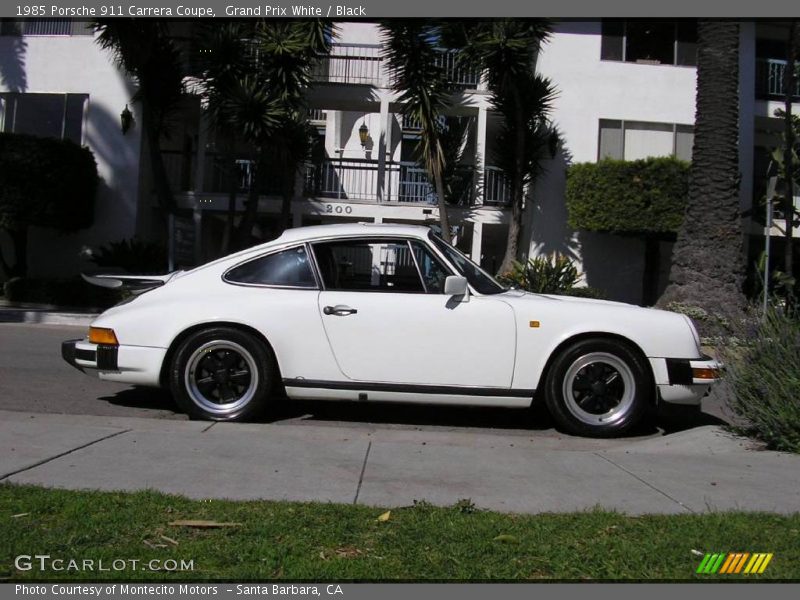 Grand Prix White / Black 1985 Porsche 911 Carrera Coupe